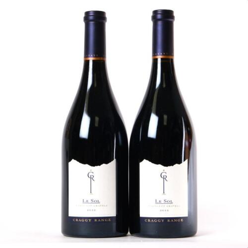 (2) 2010 Craggy Range Le Sol, Gimblett Gravels