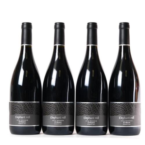 (4) 2013 Elephant Hill Reserve Syrah, Gimblett Gravels
