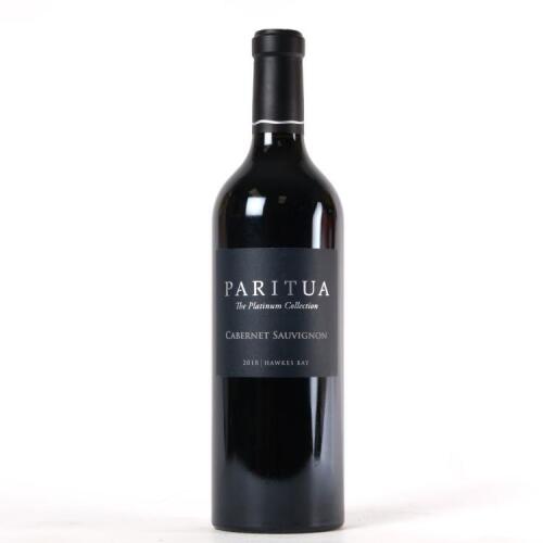 (1) 2018 Paritua Vineyards Platinum Cabernet Sauvignon, Hawkes Bay