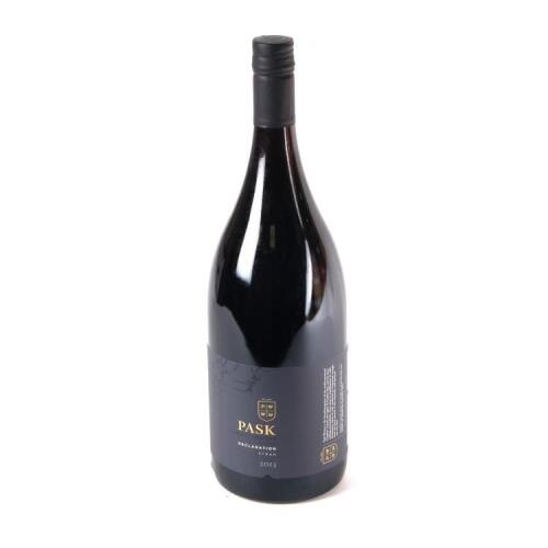(1) 2013 C J Pask Declaration Syrah 1500ml, Gimblett Gravels