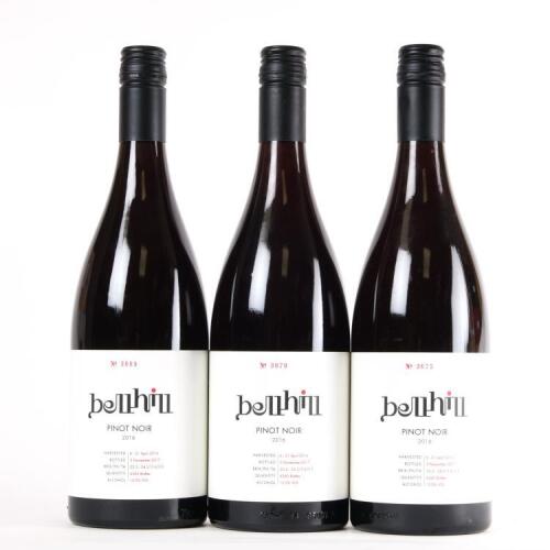 (3) 2016 Bell Hill Pinot Noir, Waikari
