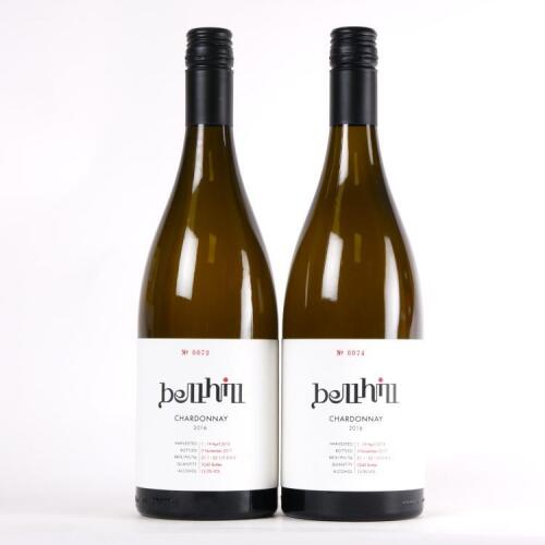 (2) 2016 Bell Hill Chardonnay, Waikari