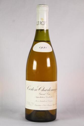 (1) 1991 Leroy Corton Charlemagne Grand Cru, Cote de Beaune