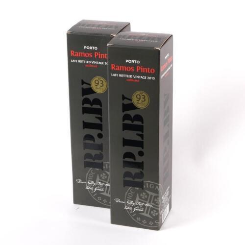 (2) 2015 Ramos Pinto Late Bottled Vintage, Oporto