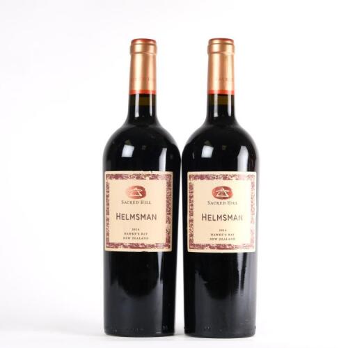 (3) 2014 Sacred Hill Helmsman Cabernet Sauvignon/Merlot, Hawkes Bay