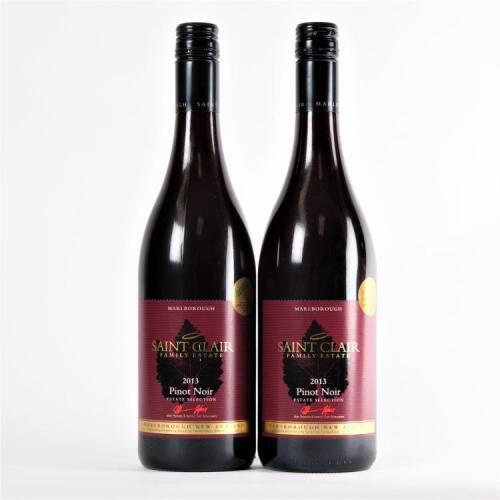 (2) 2013 St Clair Estate Selection Pinot Noir, Marlborough