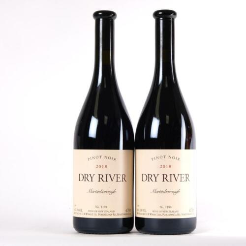 (2) 2018 Dry River Pinot Noir, Martinborough