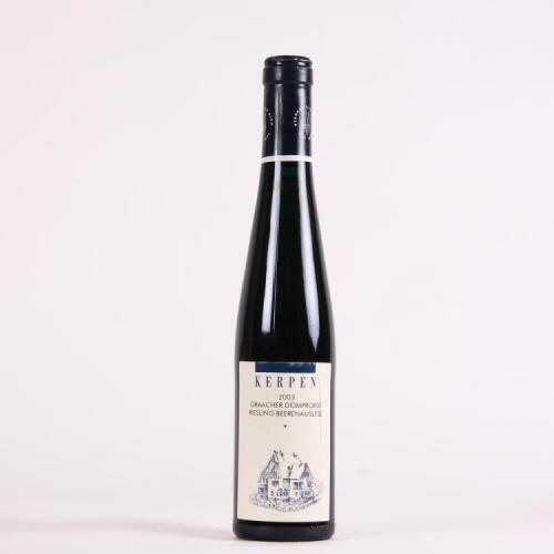 (1) 2003 Kerpen Graacher Domprobst Riesling Beerenauslese 1 star 375ml, Mosel Saar Ruwer