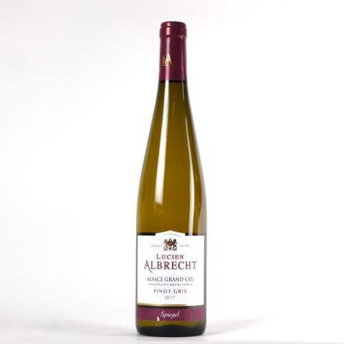 (1) 2017 Lucien Albrecht Speigel Grand Cru Pinot Gris