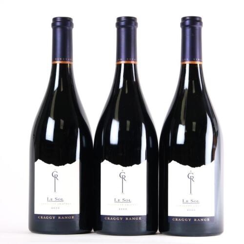 (3) 2010 Craggy Range Le Sol Syrah, Gimblett Gravels