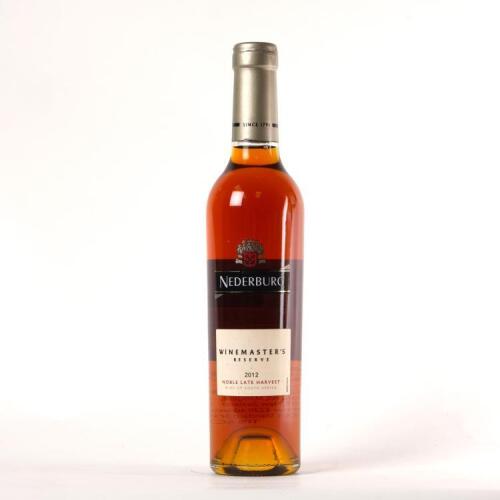 (1) 2012 Nederburg The Winemasters Noble Late Harvest 375ml, South Africa