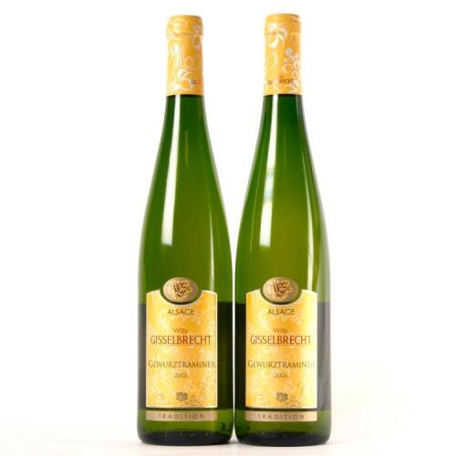 (2) 2016 Willy Gisselbrecht Gewurztraminer