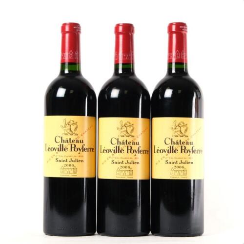 (3) 2006 Chateau Leoville Poyferre 2eme Cru Classe, St Julien