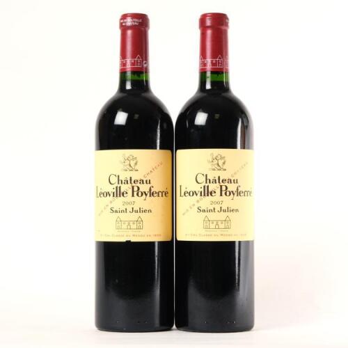 (2) 2007 Chateau Leoville Poyferre 2eme Cru Classe, St Julien