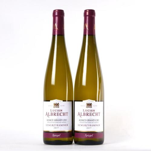 (2) 2017 Lucien Albrecht Spiegel Grand Cru Gewurztraminer