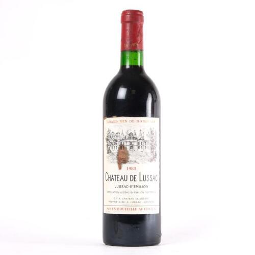(1) 1983 Chateau de Lussac, Lussac-St Emilion