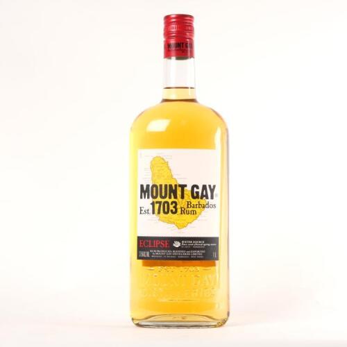(1) Mount Gay Eclipse Rum 1000ml&nbsp;37.5% abv, Barbados