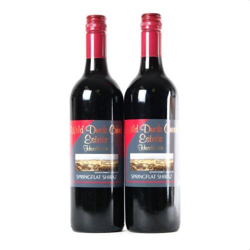 (2) 2003 Wild Duck Creek Estate Springflat Shiraz, Heathcote VIC