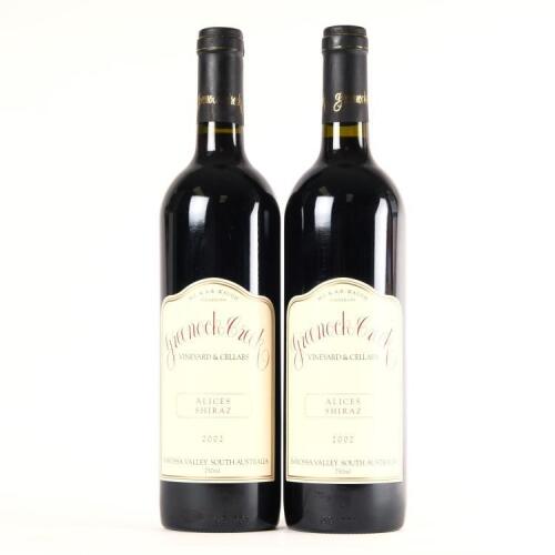 (2) 2002 Greenock Creek Vineyards Alices Block Shiraz, Barossa SA