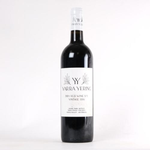 (1) 2016 Yarra Yering Dry Red No 1, Yarra VIC