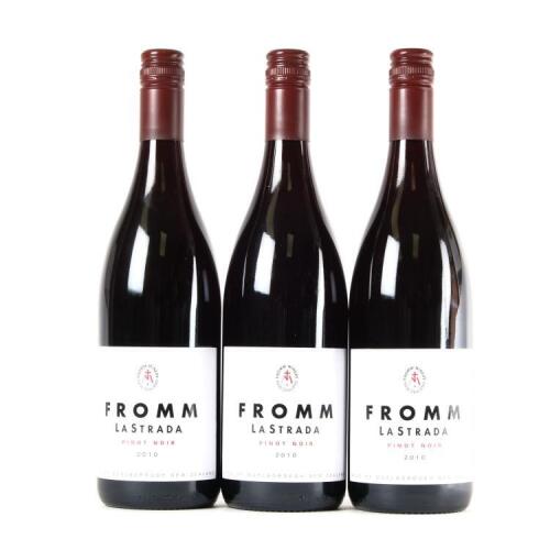 (3) 2010&nbsp;Fromm La Strada Pinot Noir, Marlborough