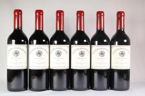 (6) 2003 Benfield & Delamere Cabernet Sauvignon/Merlot, Martinborough