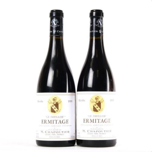 (2) 1995 M. Chapoutier Ermitage Le Pavillon