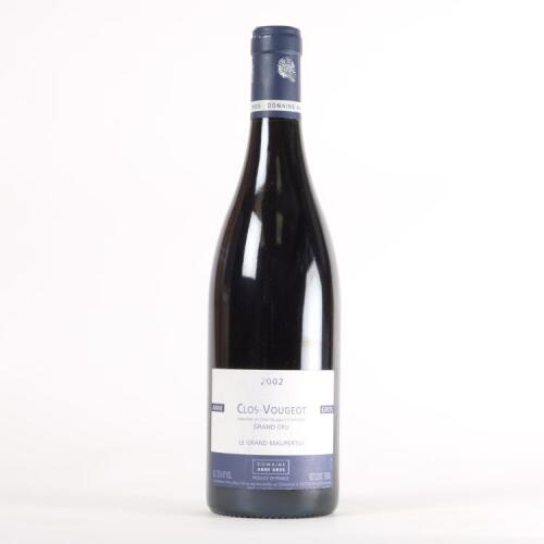 (1) 2002 Domaine Anne Gros Clos Vougeot Le Grand Maupertui Grand Cru, Cote de Nuits