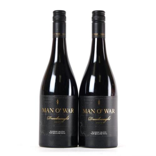 (2) 2017 Man O' War Vineyards Dreadnought Syrah, Waiheke