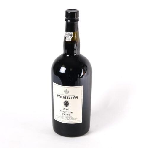 (1) 2003 Warre&rsquo;s Vintage 1500ml, Oporto