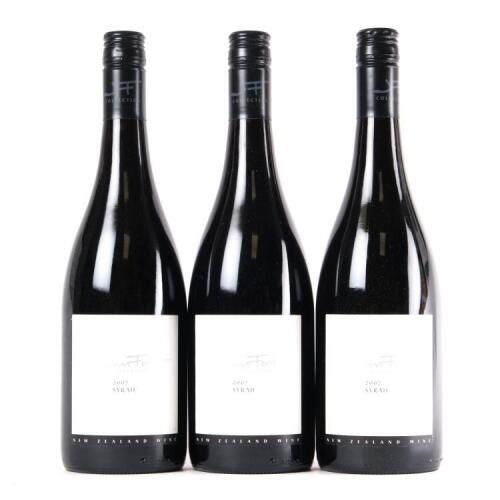 (3) 2007 John Forrest Collection Syrah, Gimblett Gravels