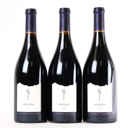 (3) 2011 Craggy Range Aroha Pinot Noir, Martinborough