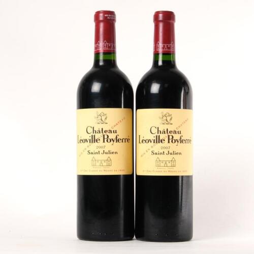 (2) 2007 Chateau Leoville Poyferre 2eme Cru Classe, St Julien