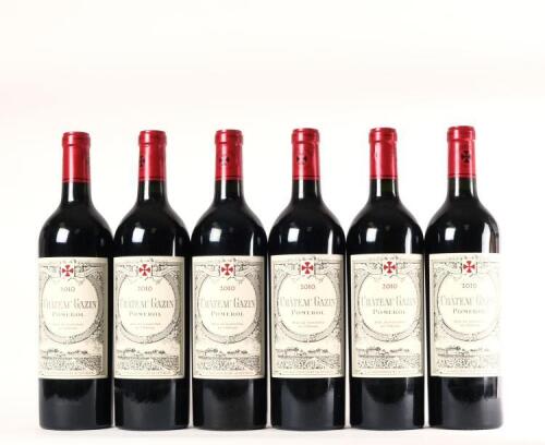 (6) 2010 Chateau Gazin, Pomerol