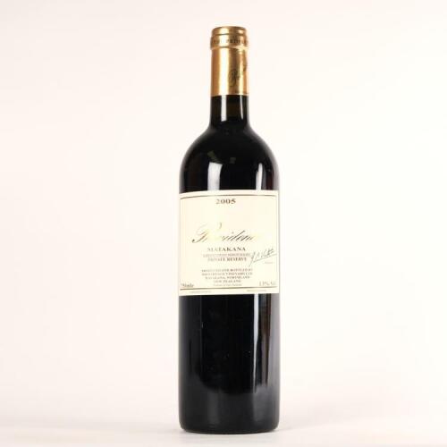 (1) 2005 Providence Private Reserve Cabernet Franc/Merlot/Malbec, Matakana