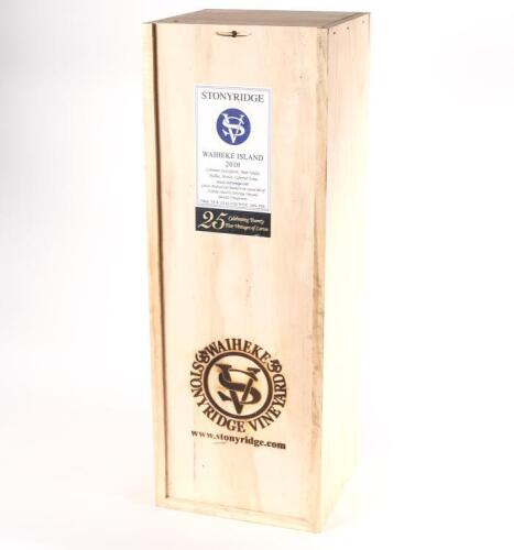 (1) 2010 Stonyridge Vineyard Larose 6000ml, Waiheke