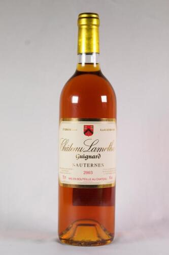 (1) 2003 Chateau Lamothe Guignard