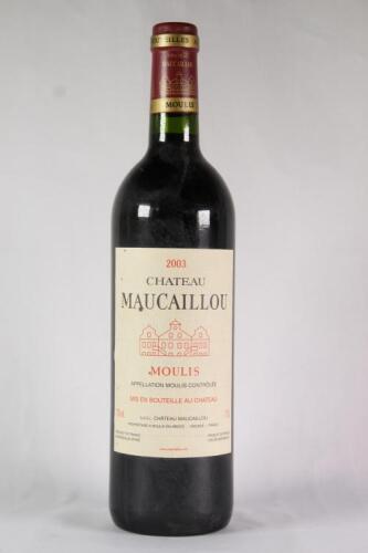 (1) 2003 Chateau Maucaillou, Moulis