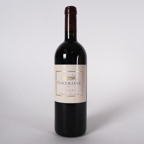 (1) 2009 Te Mata Estate Coleraine, Hawkes Bay