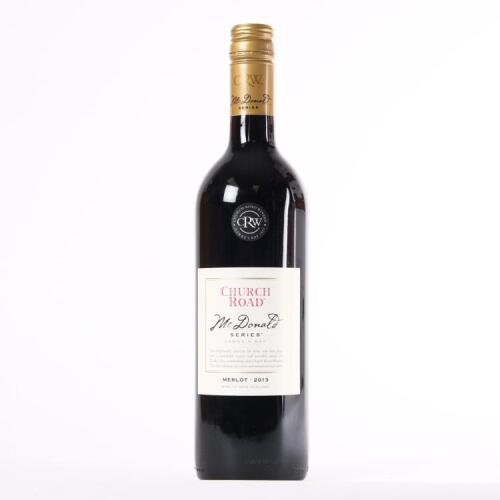 (1) 2013 Church Road McDonald Series Merlot, Hawkes Bay