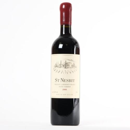 (1) 2008 St Nesbit Merlot/Franc/Petit Verdot, Karaka