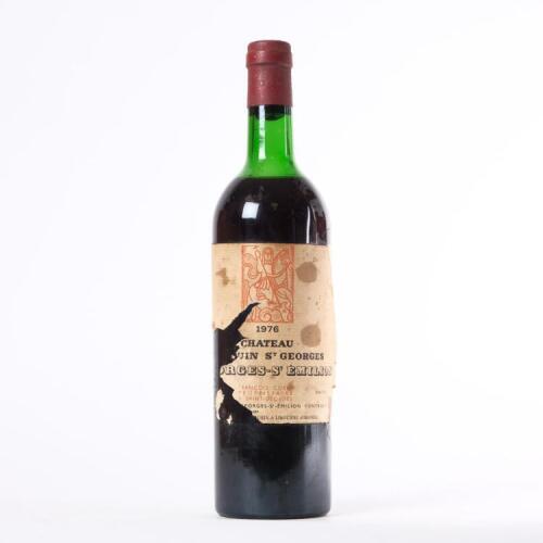 (1) 1976 Chateau Moulin St Georges, St Emilion