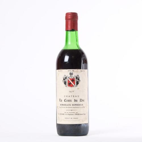(1) 1978 Chateau La Croix du Duc, Bordeaux Superieur