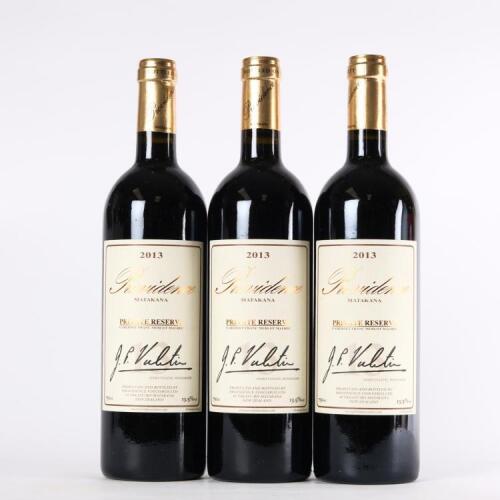 (3) 2013 Providence Private Reserve Cabernet Franc/Merlot/Malbec, Matakana