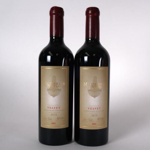 (2) 2019 Mudbrick Vineyard Velvet, Waiheke