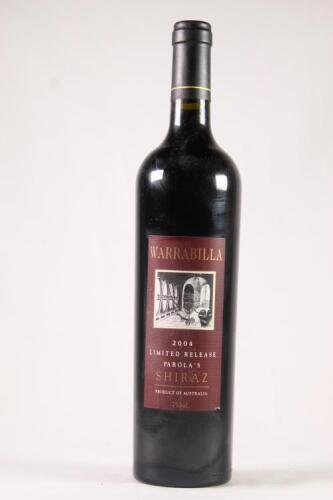 (1) 2004 Warrabilla Limited Release Parola's Shiraz, Rutherglen VIC