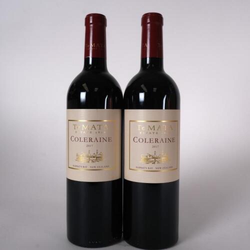 (2) 2017 Te Mata Estate Coleraine, Hawkes Bay