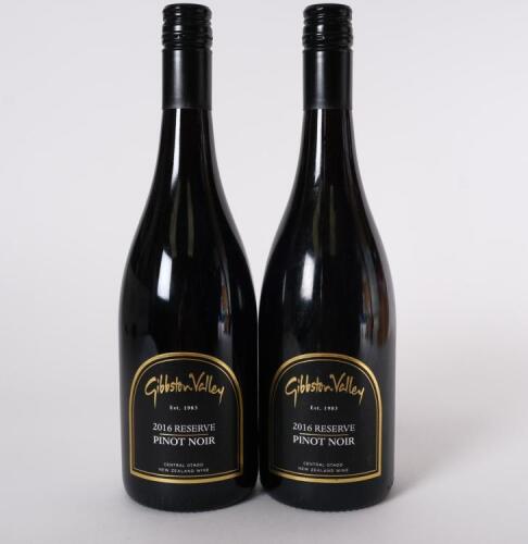 (2) 2016 Gibbston Valley Reserve Pinot Noir, Gibbston