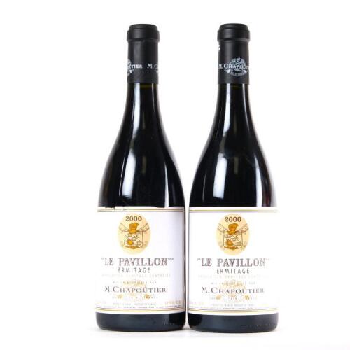 (2) 2000 M. Chapoutier Ermitage Le Pavillon