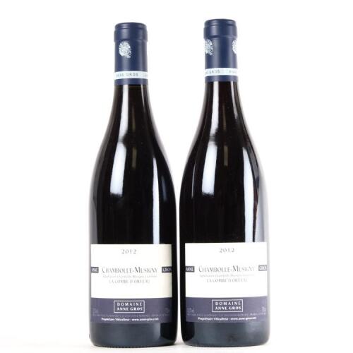(2) 2012 Domaine Anne Gros La Combe d'Orveau Chambolle Musigny 1er Cru, Cote de Nuits